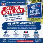 Join the Grand Island NY Democratic Committee to Get Out The Vote (GOTV) for these important Midterms