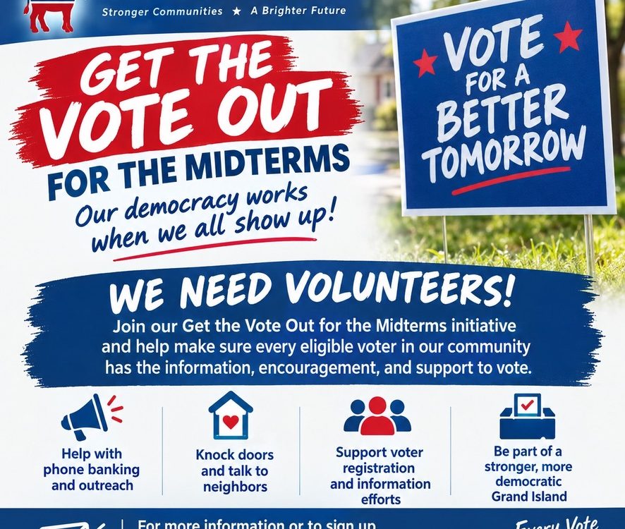 Join the Grand Island NY Democratic Committee to Get Out The Vote (GOTV) for these important Midterms